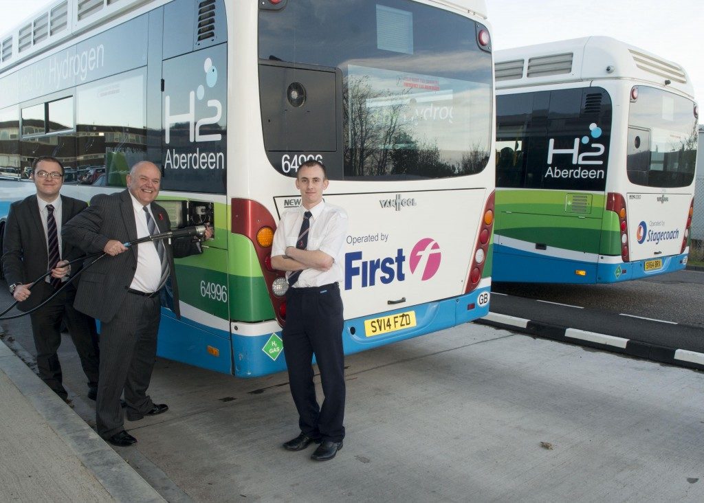 Aberdeen hydrogen bus station reaches milestone