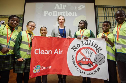 Schoolchildren lead Brent anti-idling campaign