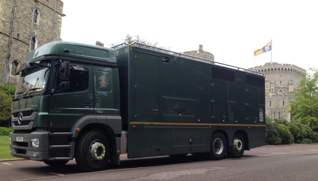 Royal wedding coverage to be powered by ‘clean diesel’ fuel