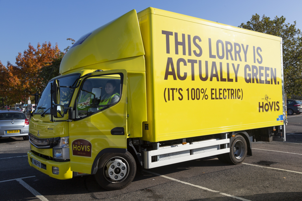 Hovis launches all-electric delivery vehicles