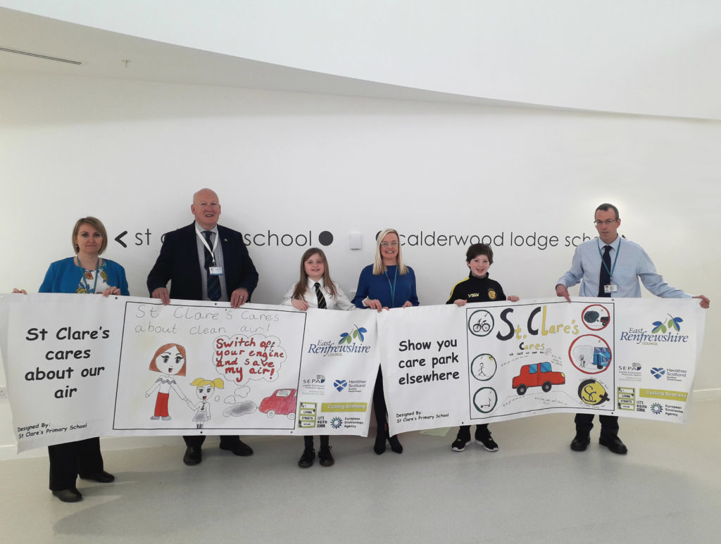 Glasgow scheme tackles air pollution around schools