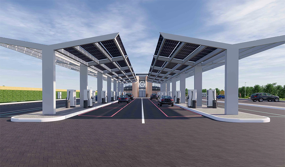 Researchers model battery for UK’s first ‘electric forecourt’