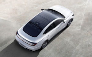 Hyundai unveils car with self-charging solar panel roof