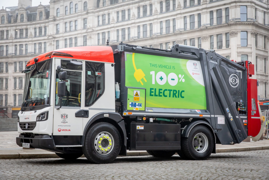 City of London gets new fleet of electric refuse vehicles