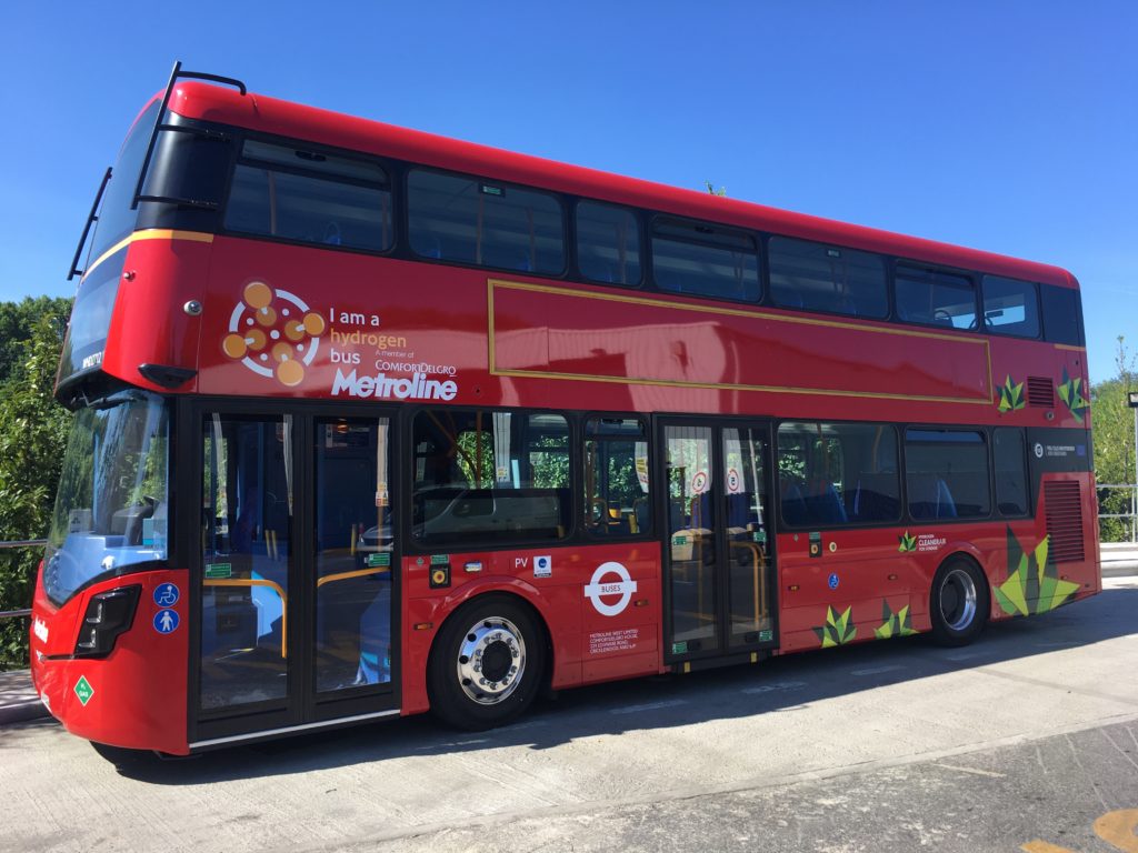 London to receive 20 new hydrogen buses