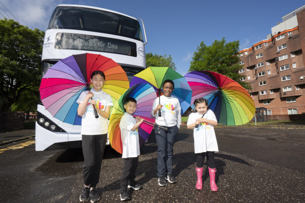 School pupils launch Clean Air Day in Scotland