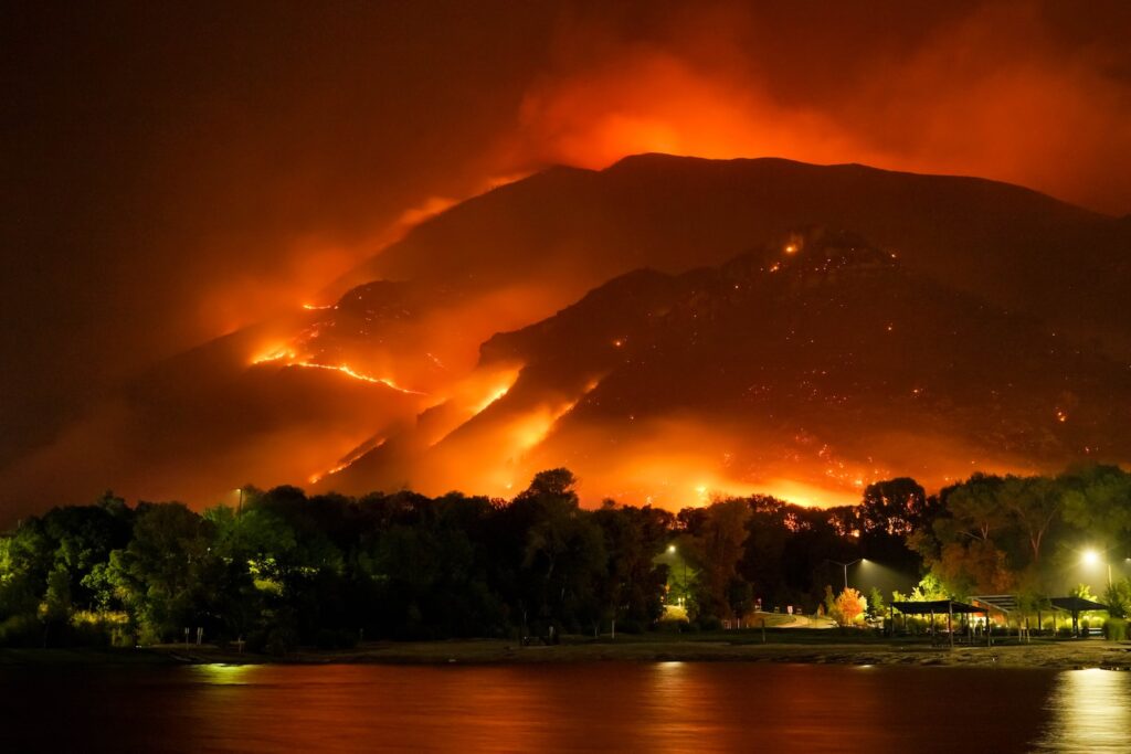 Two killed by wildfires raging across California