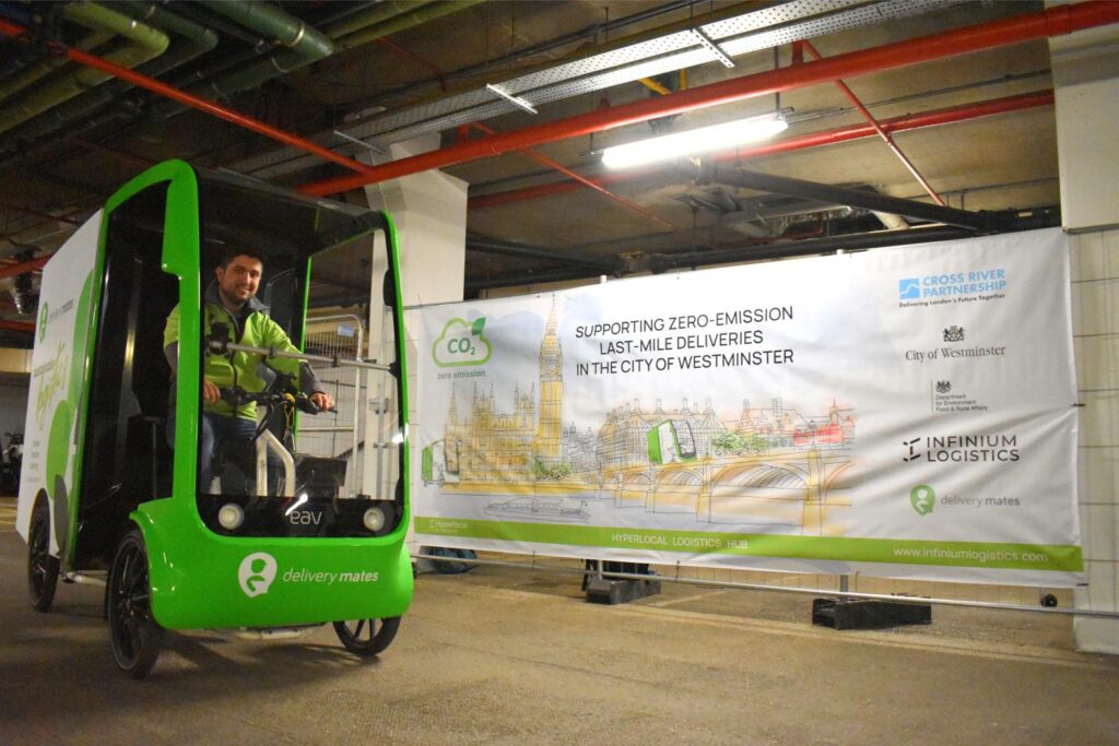 Westminster City Council open micro-logistics delivery hub in Pimlico