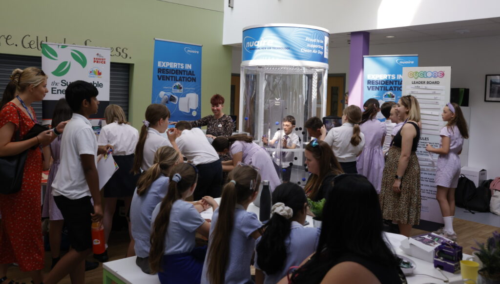 Nuaire creates a storm at Primary School for Clean Air Day