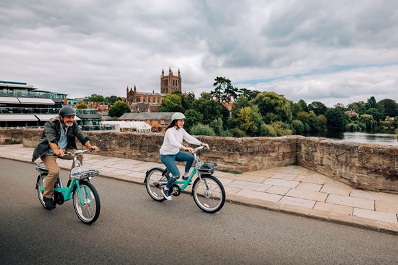 Putting people on bikes for World Car-Free Day