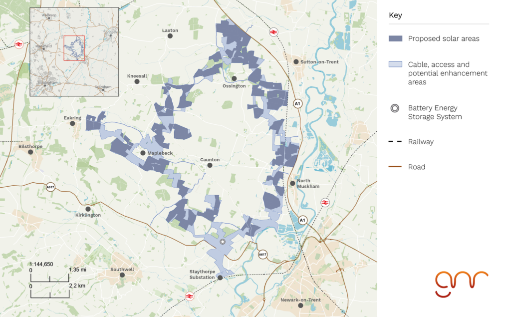 Elements Green unveil plans for UK’s first 1GW solar project near Newark on Trent