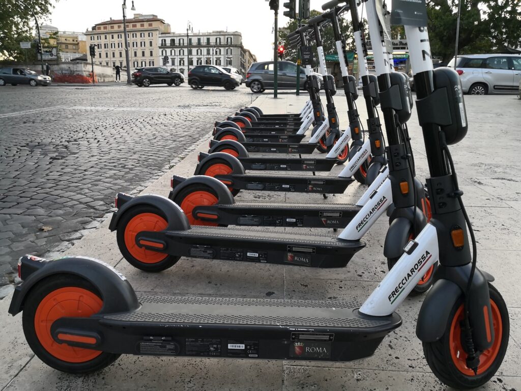 Micro-Mobility for Europe publish best practice for parking e-scooters and e-bikes